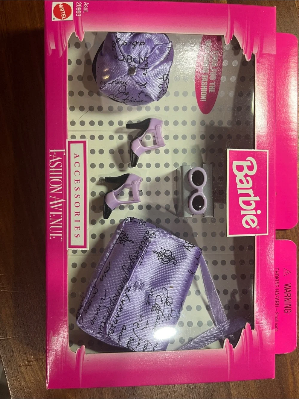 Barbie lavender satin